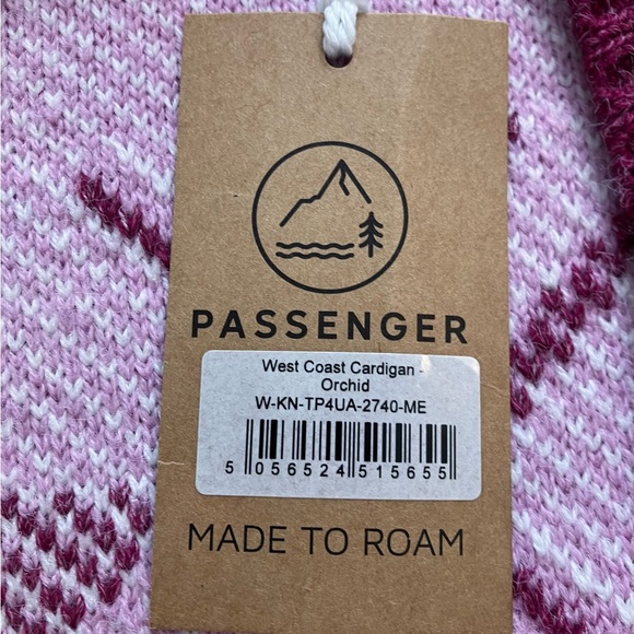NWT Passenger West Coast Cardigan in Orchid Medium - Picture 14 of 14